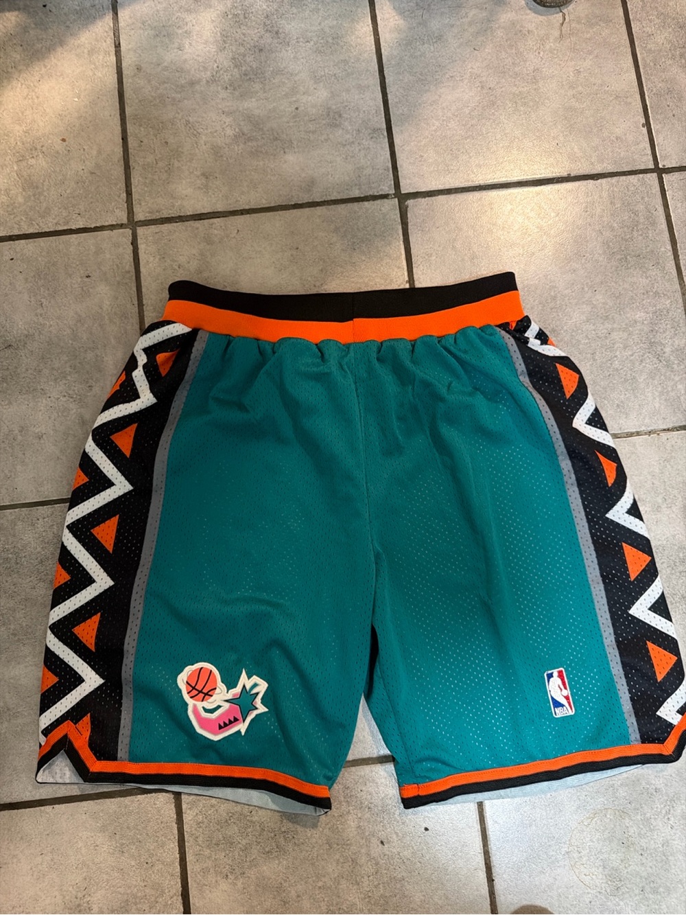 1996 NBA East All Star Game Shorts; Mitchell and Ness